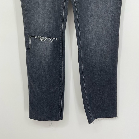 Hudson Jeans Holly High Rise Straight in Washed Black Size 33 NWT - Picture 3 of 10